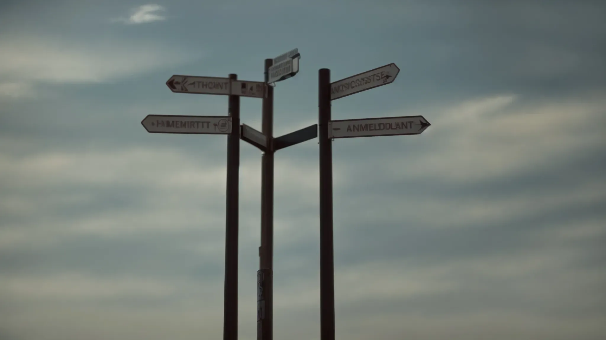 a person stands at a crossroads signpost with arrows pointing in different directions, symbolizing the various state-specific unemployment eligibility paths.