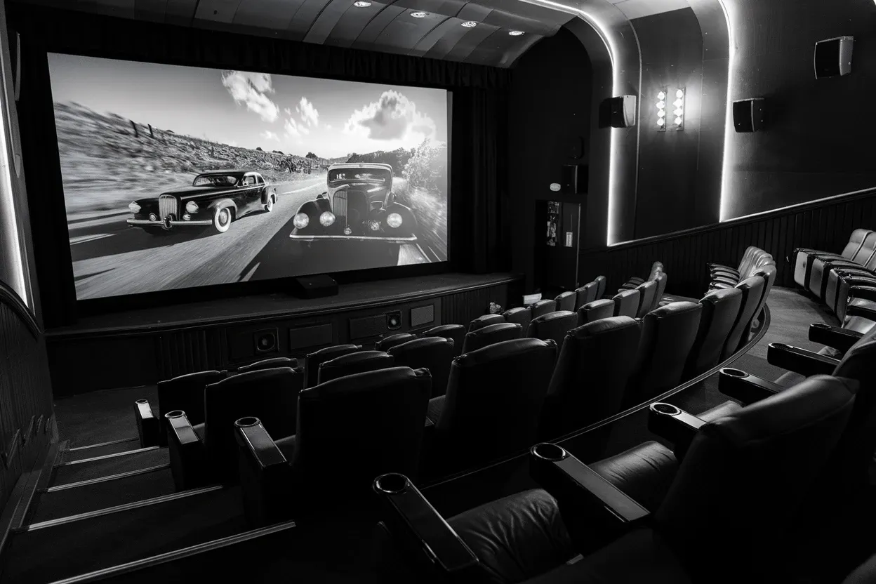 a critic surrounded by an array of devices including newspapers, radio, and laptop, symbolizing the evolution of media platforms.