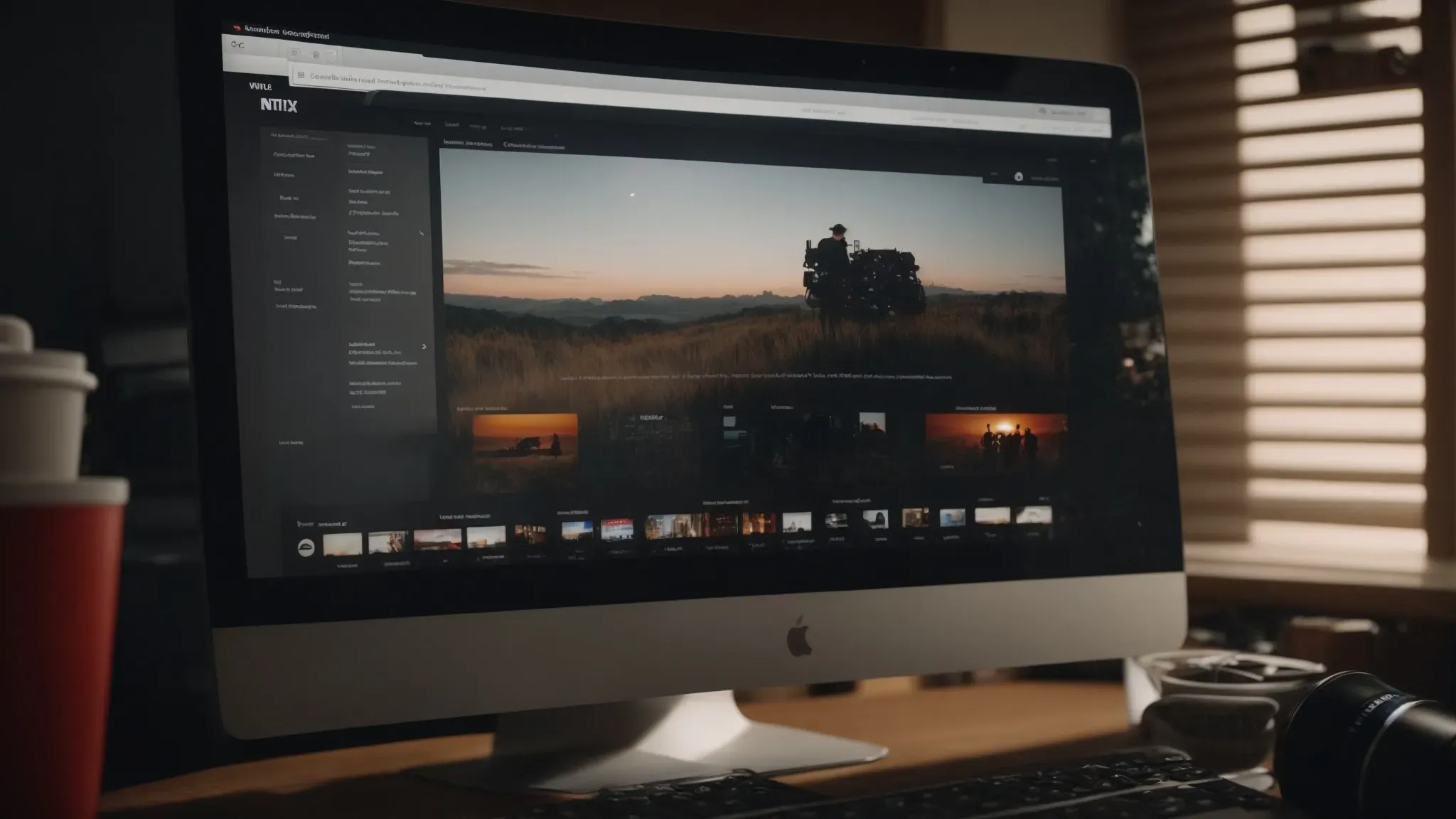 a filmmaker carefully uploads their movie's trailer and support documents to netflix's online submission interface.