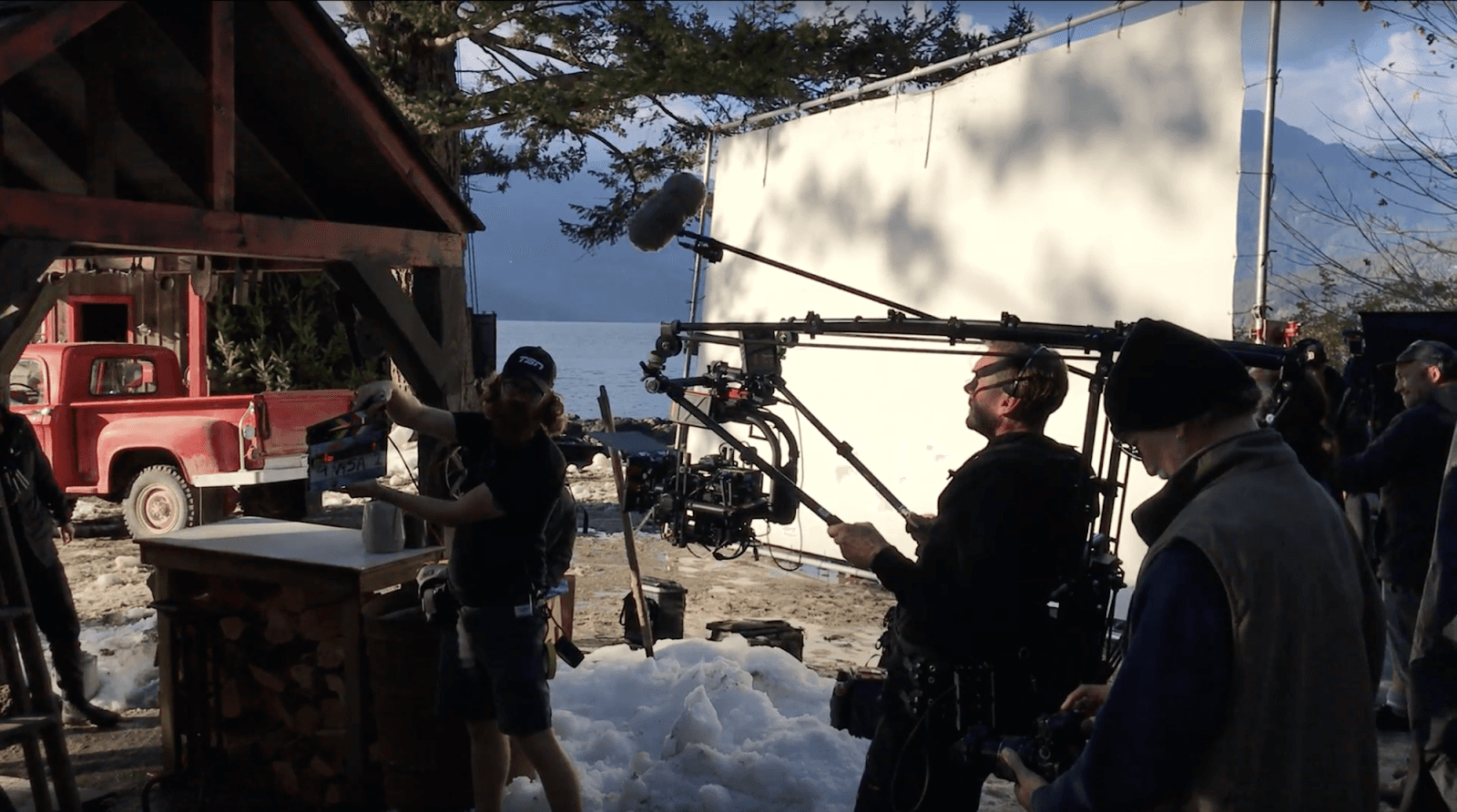 Resident Alien BTS Hurlbut Academy