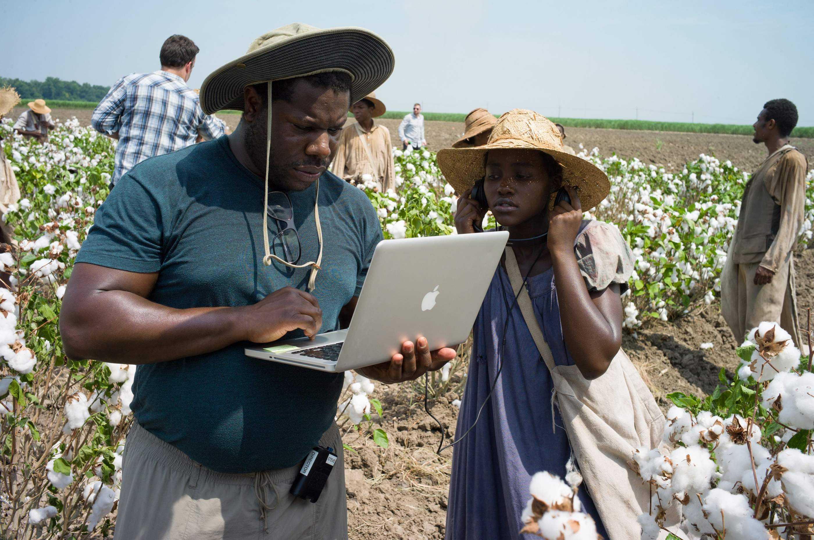 Behind the scenes on 12 Years Slave Mcqueen Louisiana Lupita filming in Louisiana