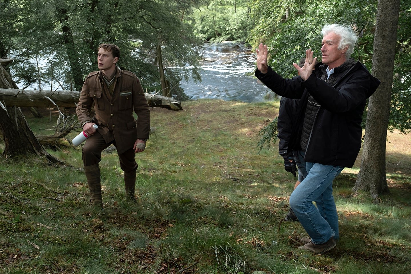 Behind the scenes on 1917 United Kingdom Deakins Framing filming in United Kingdom