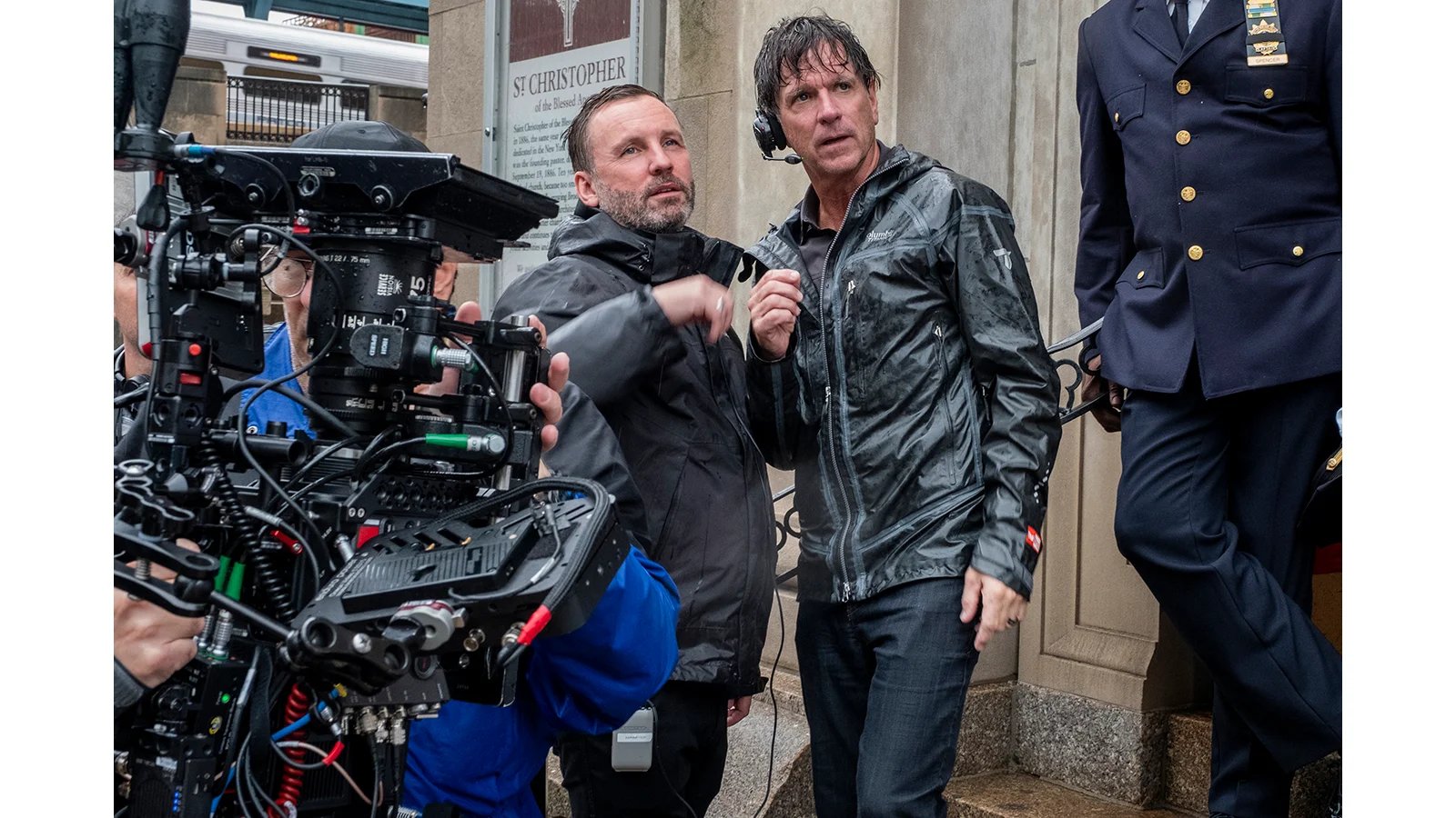 Behind the scenes on 21 Bridges filming in Tennessee