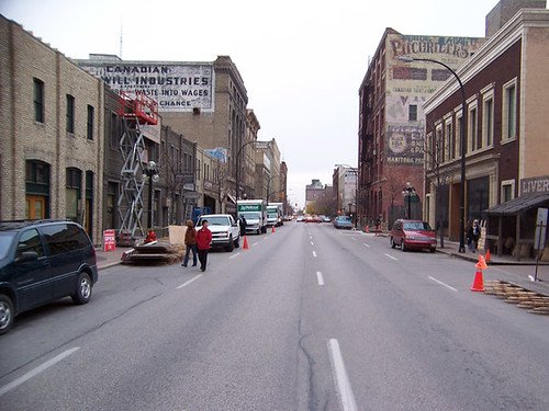Behind the scenes on The Assassination of Jesse James by the Coward Robert Ford filming in Manitoba