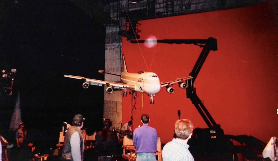 Behind the scenes on Air Force One filming in Ohio