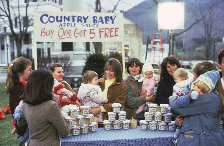 Behind the scenes on Baby Boom filming in Vermont