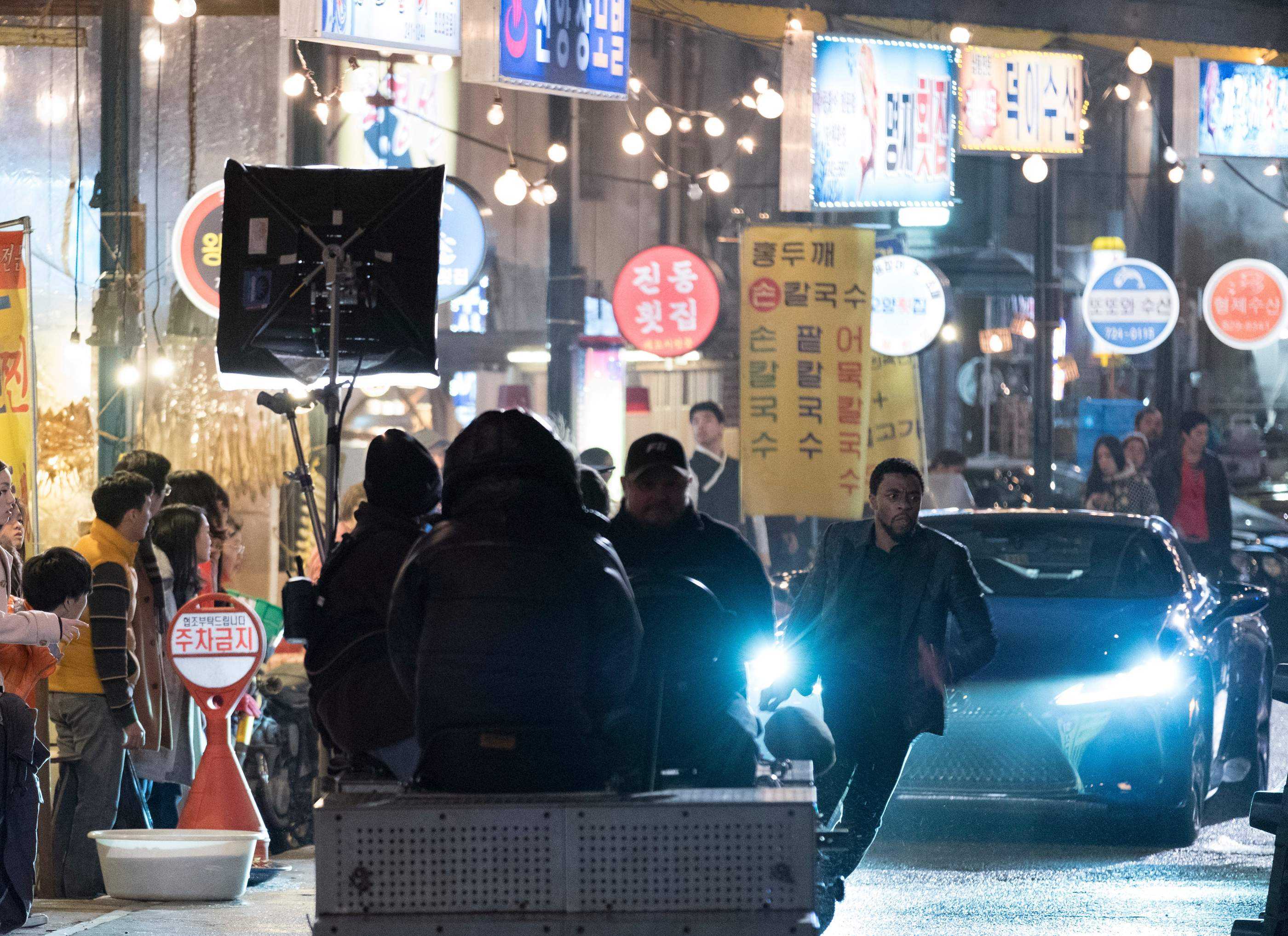 Behind the scenes on Black Panther filming in Georgia