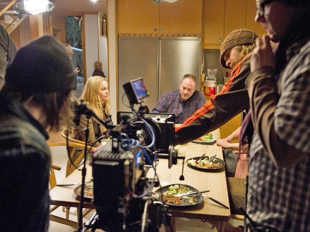 Behind the scenes on Borgen (TV Series) filming in Denmark