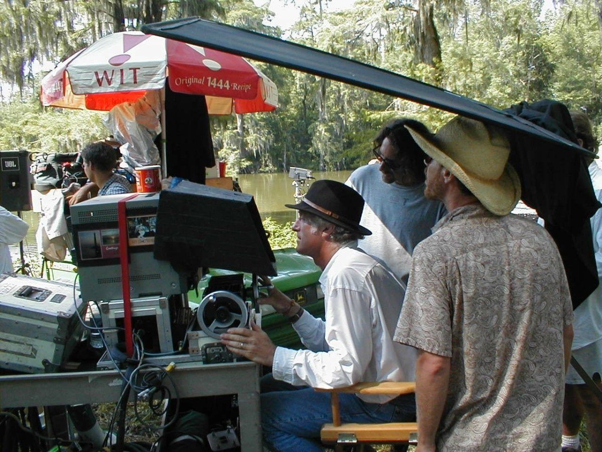 Behind the scenes on Brother Where Art Thou filming in Mississippi