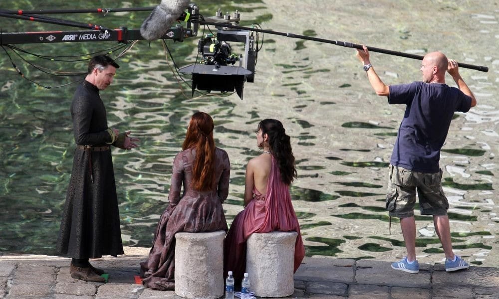 Behind the scenes on Croatia Films filming in Croatia