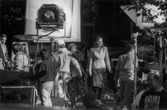 Behind the scenes on A League of Their Own filming in Indiana