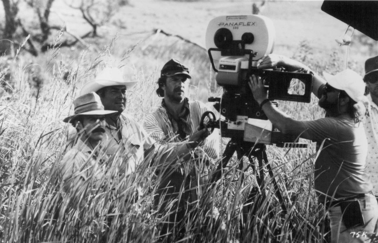 Behind the scenes on Dances with Wolves filming in Kansas