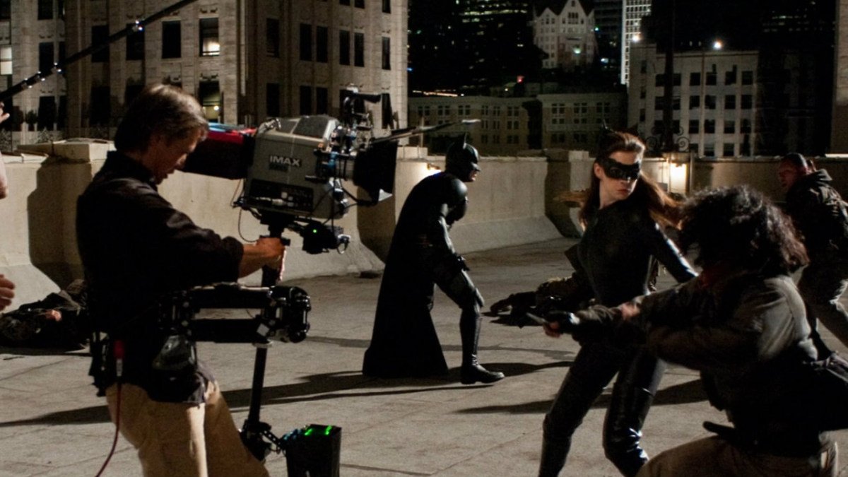 Behind the scenes on The Dark Knight Rises filming in India