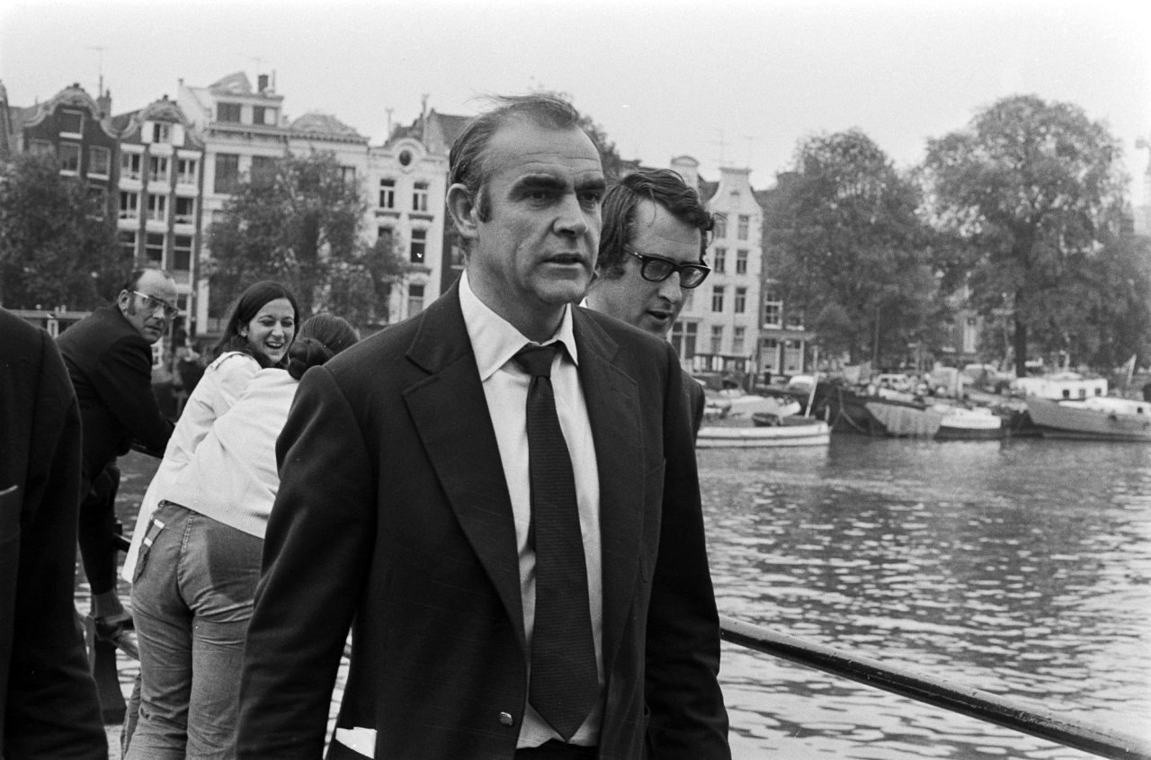 Behind the scenes on Diamonds Are Forever filming in Netherlands