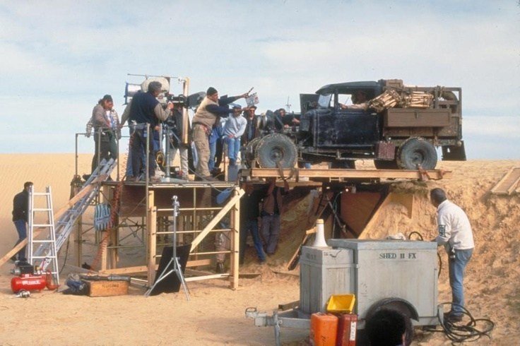 Behind the scenes on English Patient filming in Tunisia