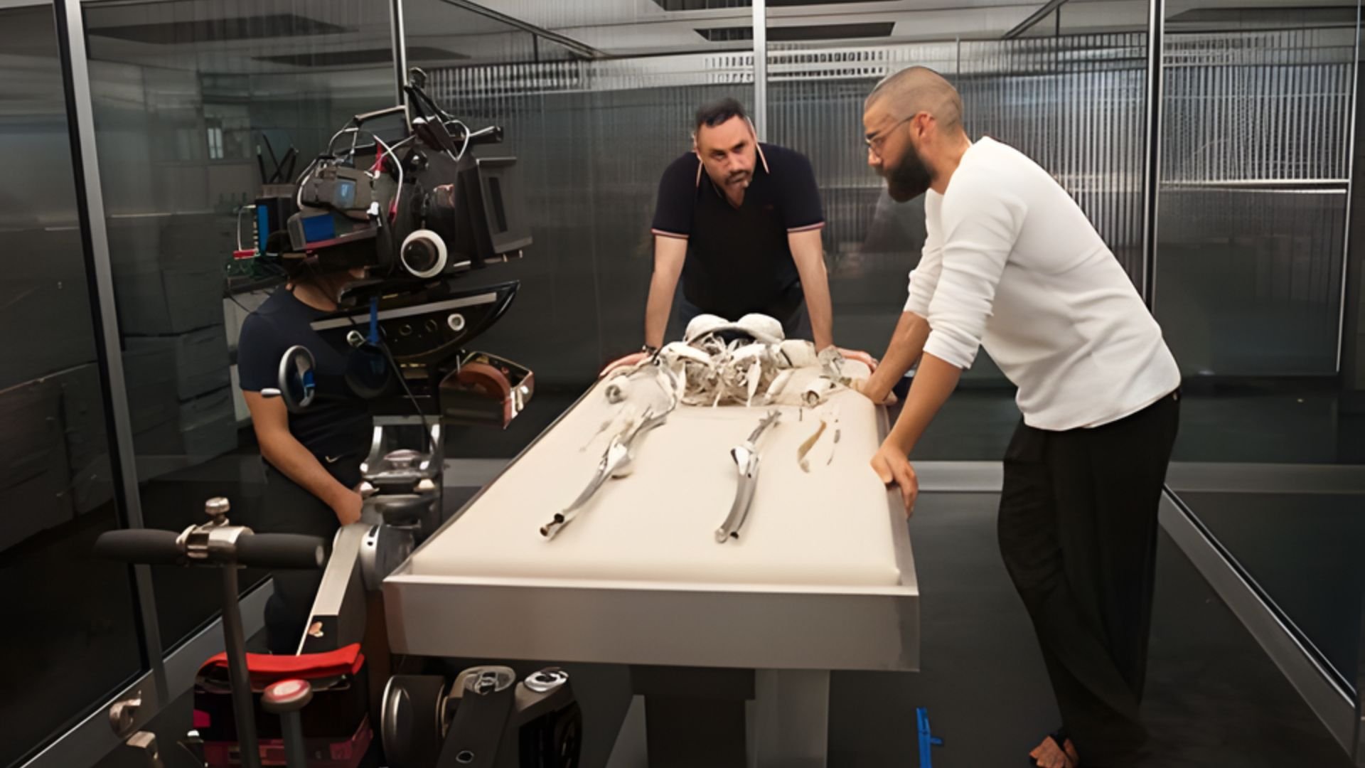 Behind the scenes on Ex Machina Crew filming in Norway