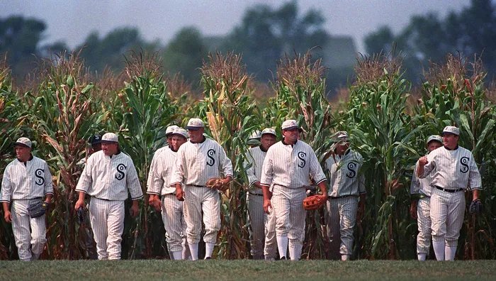 Behind the scenes on Field of Dreams filming in Iowa