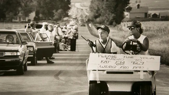 Behind the scenes on Field of Dreams filming in Iowa