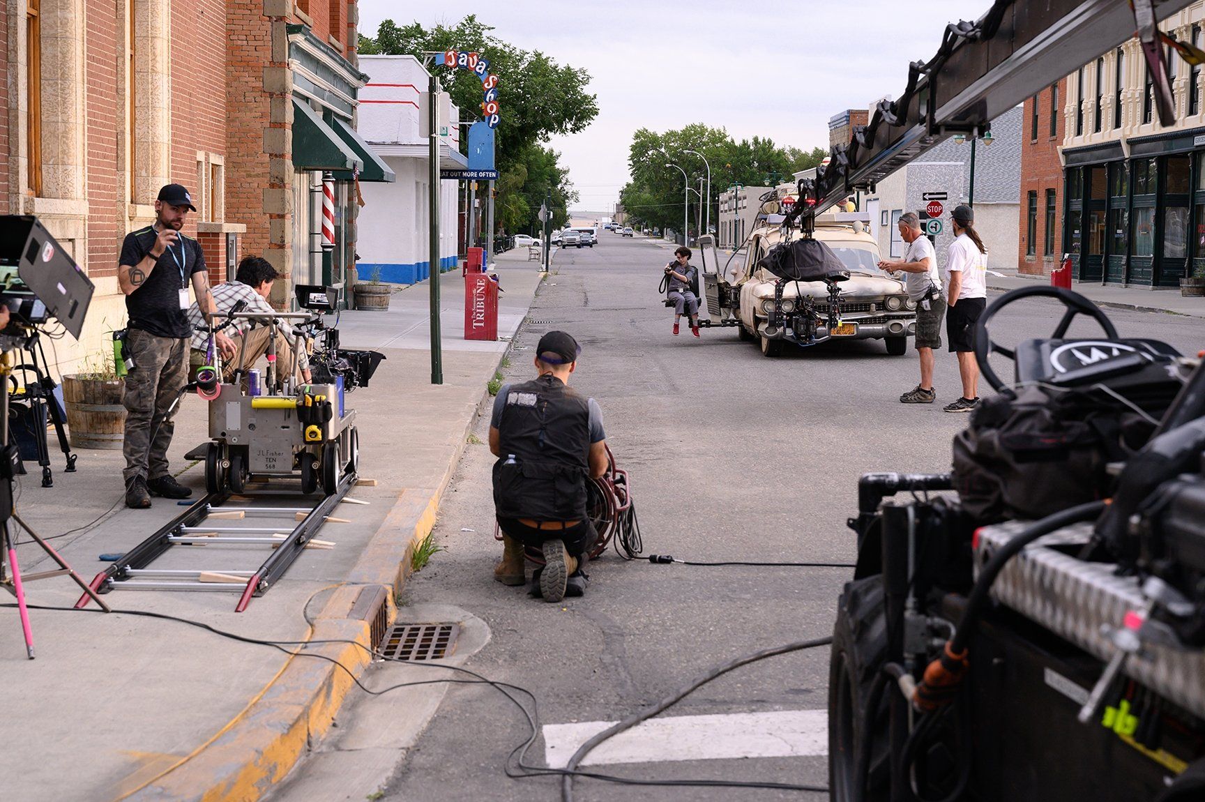 Behind the scenes on Ghostbusters: Afterlife filming in Canada