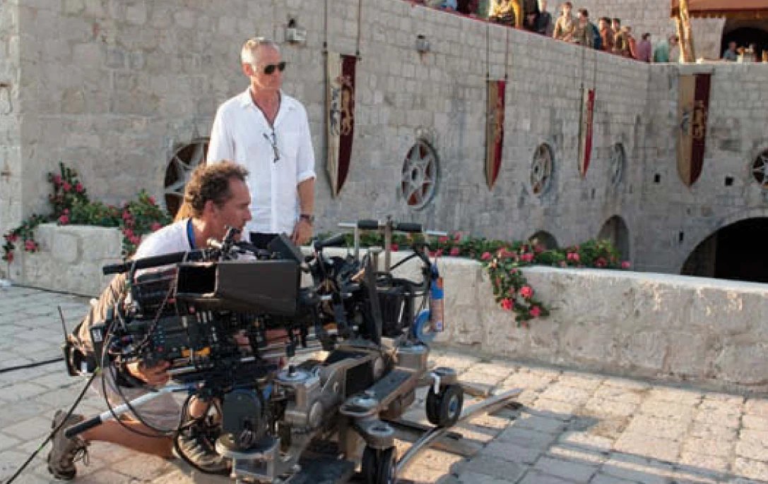 Behind the scenes on Got Alan Taylor Dubrovnik Croatia Walls filming in Croatia