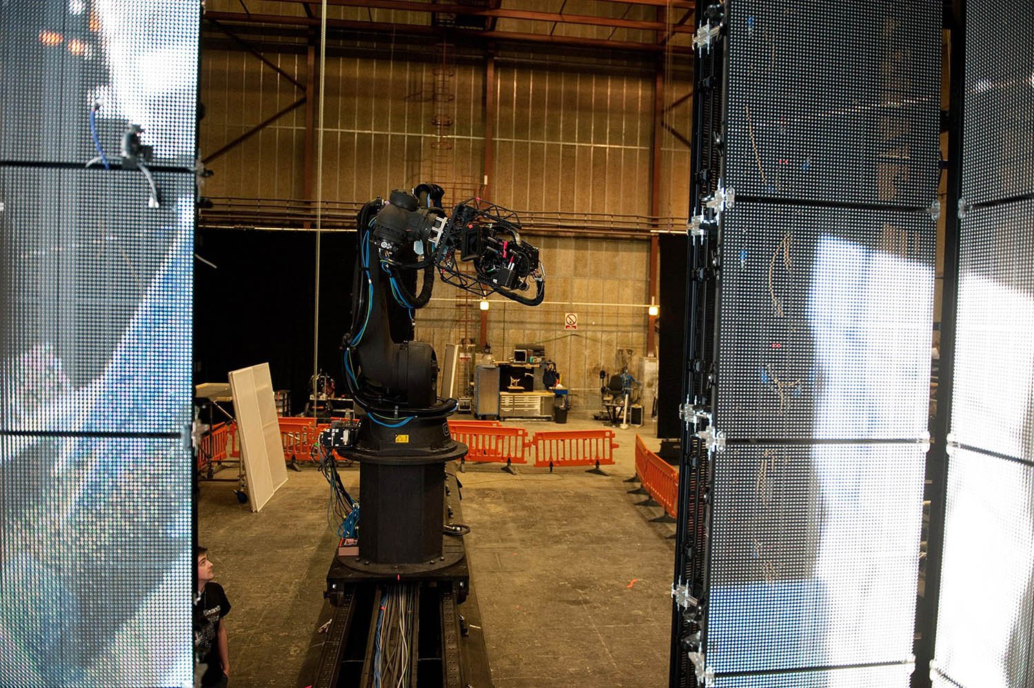 Behind the scenes on Gravity filming in United Kingdom