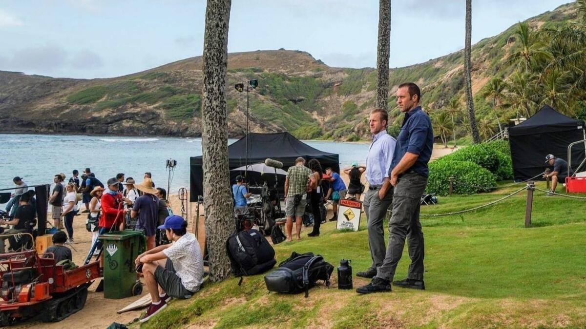 Behind the scenes on Hawaii Five-0 (TV Series) filming in Hawaii
