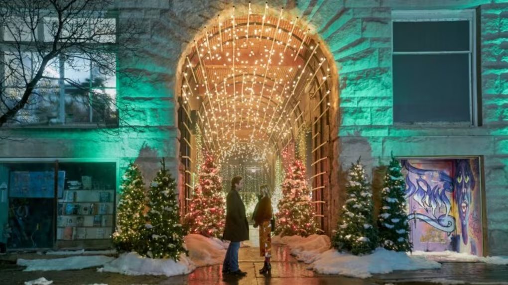 Behind the scenes on Holiday Hotline filming in Manitoba