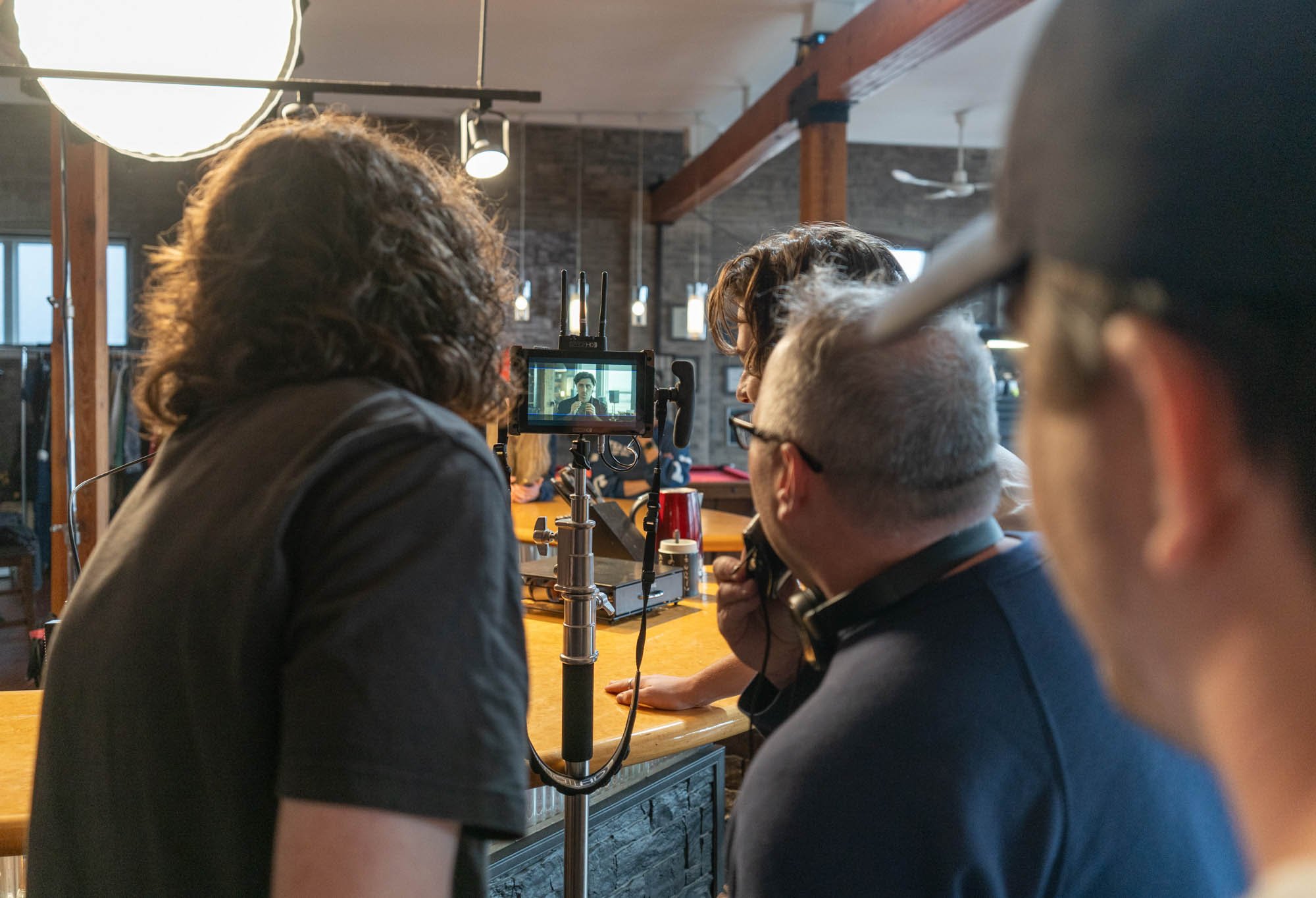 Behind the scenes on Industry (TV Series) filming in Saskatchewan