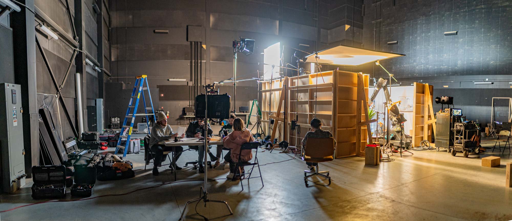 Behind the scenes on Industry (TV Series) filming in Saskatchewan