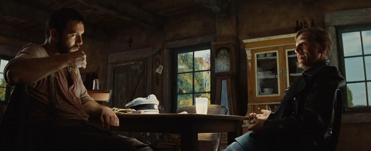 Behind the scenes on Inglourious Basterds Opening Germany Farmhouse filming in Germany