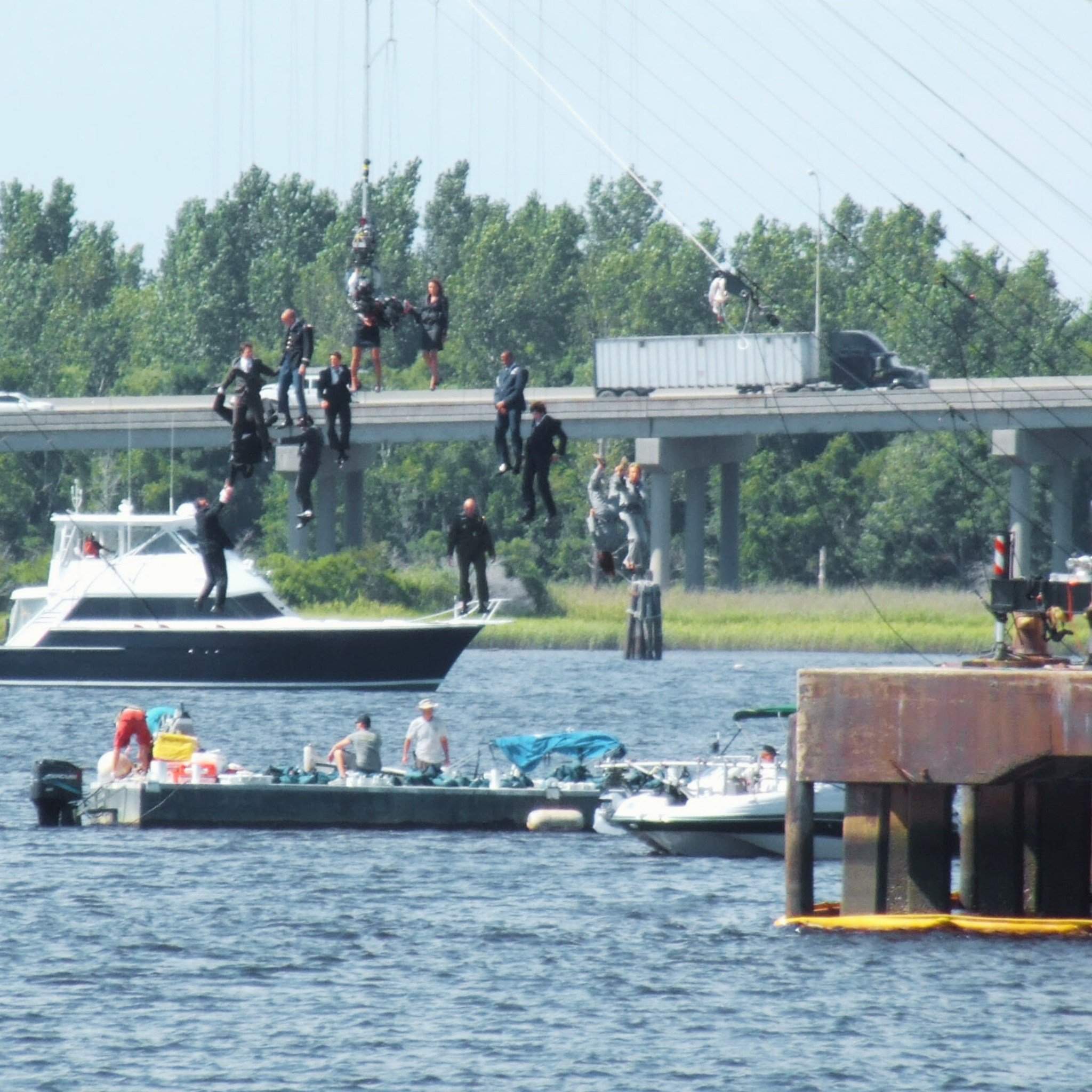 Behind the scenes on Iron Man filming in North Carolina