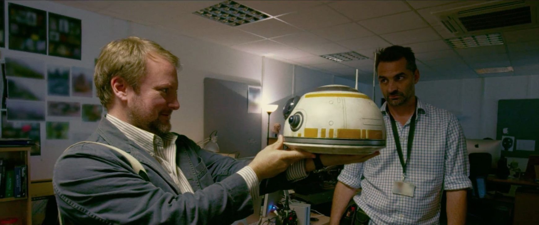 Behind the scenes on Last Jedi Rian Johnson Ireland Bb8 filming in Ireland