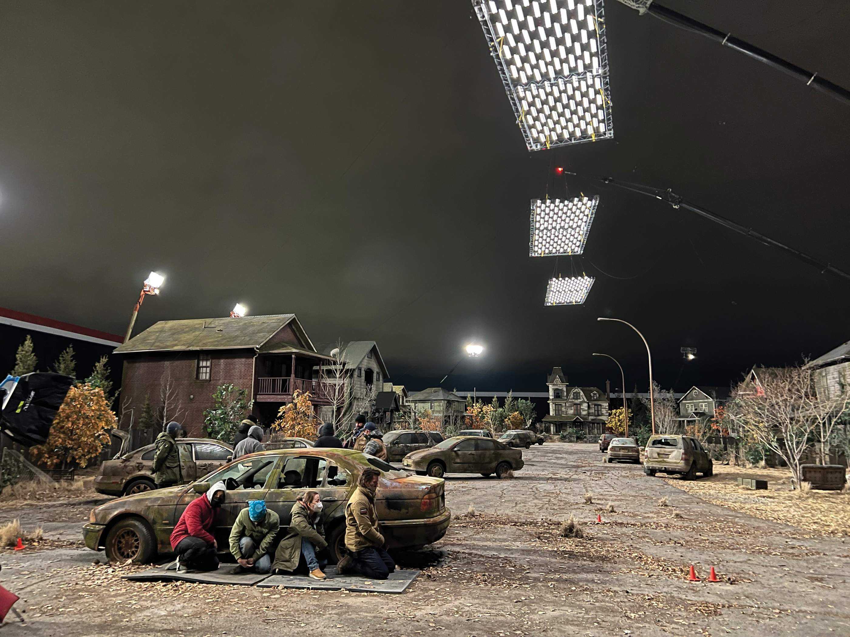 Behind the scenes on Last of Us British Columbia Night filming in British Columbia