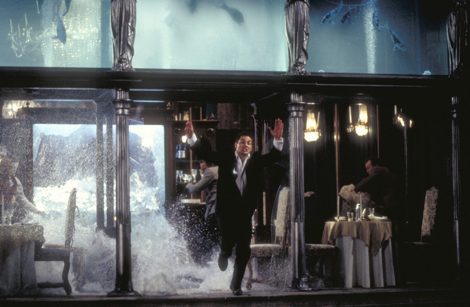 Behind the scenes on Mission Impossible 1996 Prague Czech Republic filming in Czech Republic