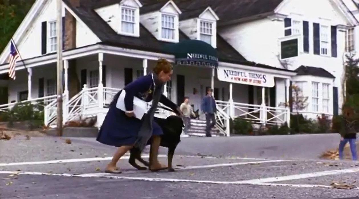 Behind the scenes on Needful Things filming in Maine