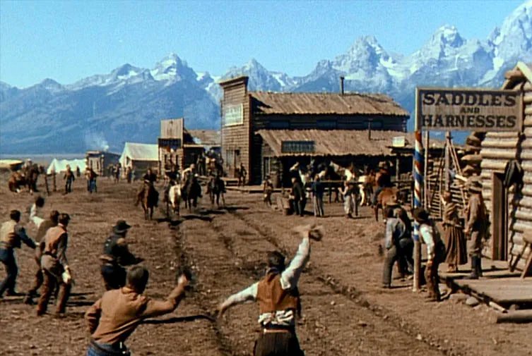 Behind the scenes on Shane filming in Wyoming