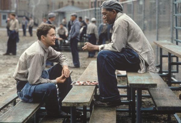 Behind the scenes on Shawshank Redemption Tim Robbins Morgan Freeman filming in Ohio