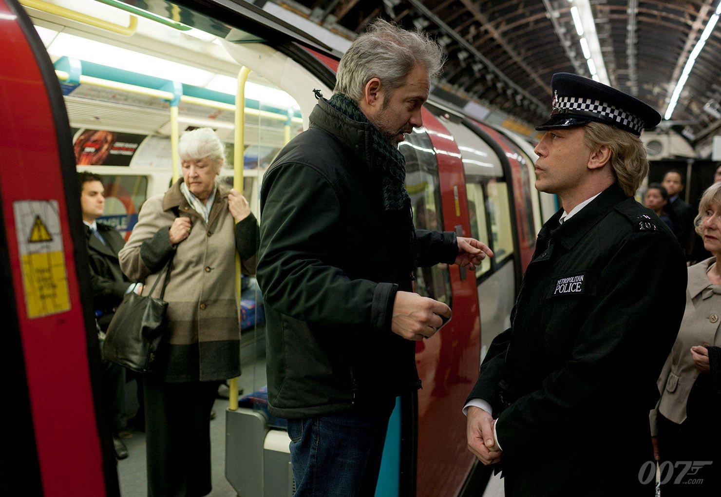 Behind the scenes on Skyfall 007 United Kingdom Production filming in United Kingdom