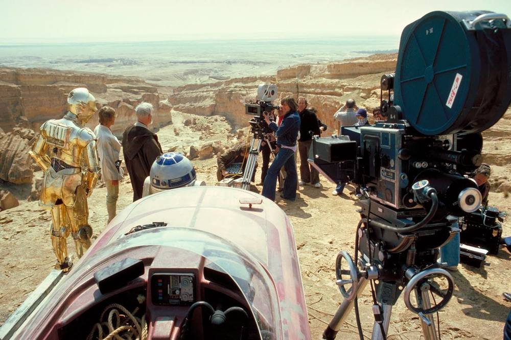 Behind the scenes on Star Wars Tunisia filming in Tunisia