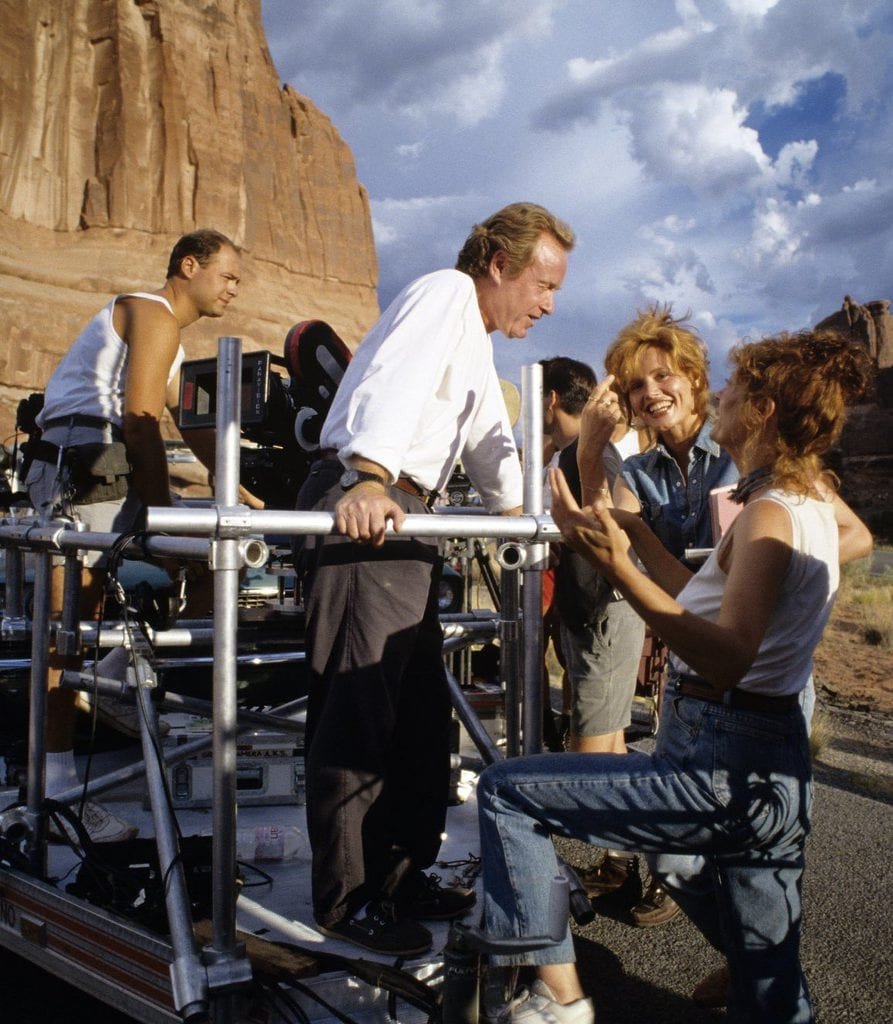 Behind the scenes on Thelma & Louise filming in Arizona