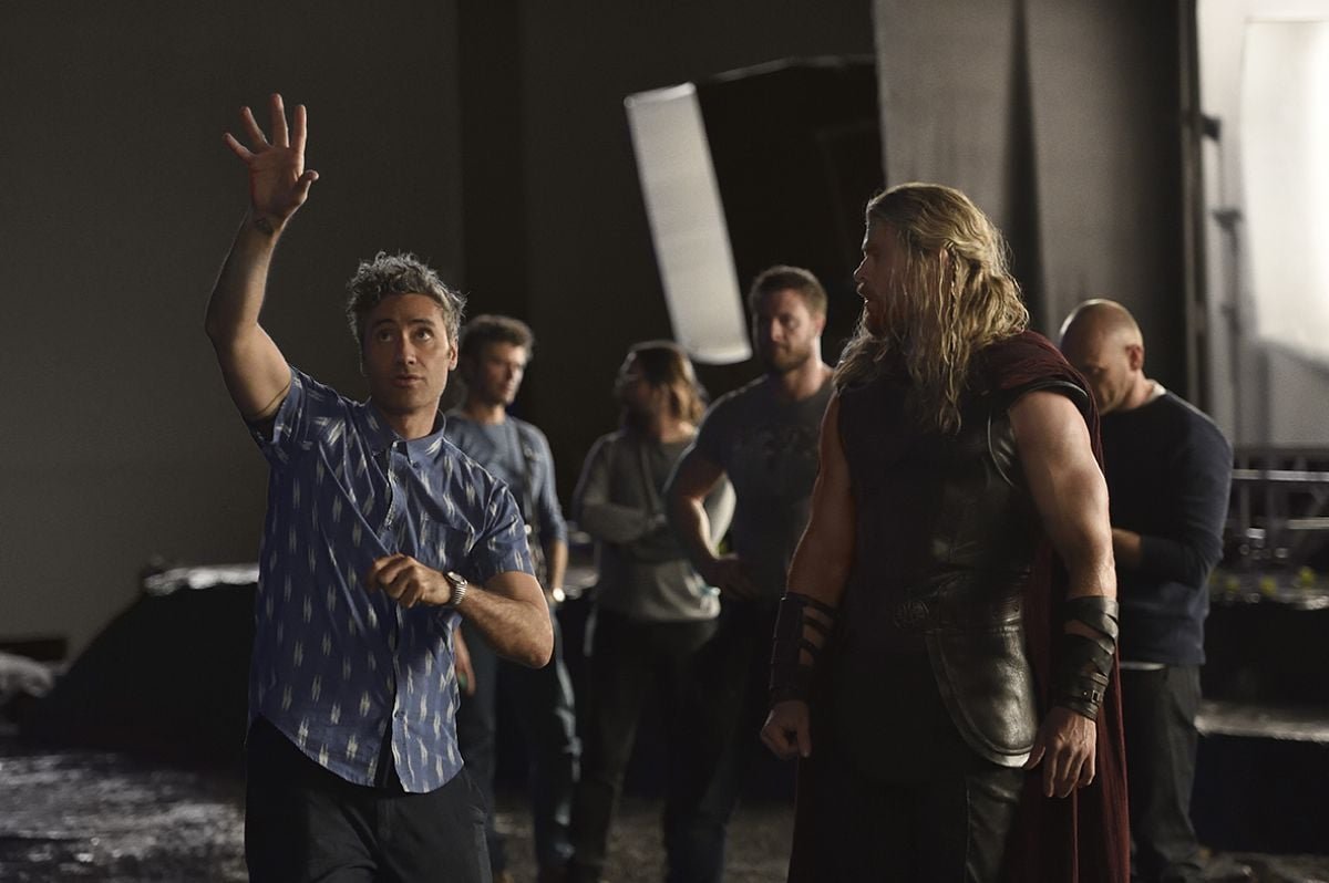 Behind the scenes on Thor Ragnarok Australia Waititi Hemsworth Gold filming in Australia