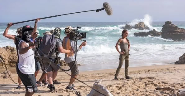 Behind the scenes on Tomb Raider filming in South Africa