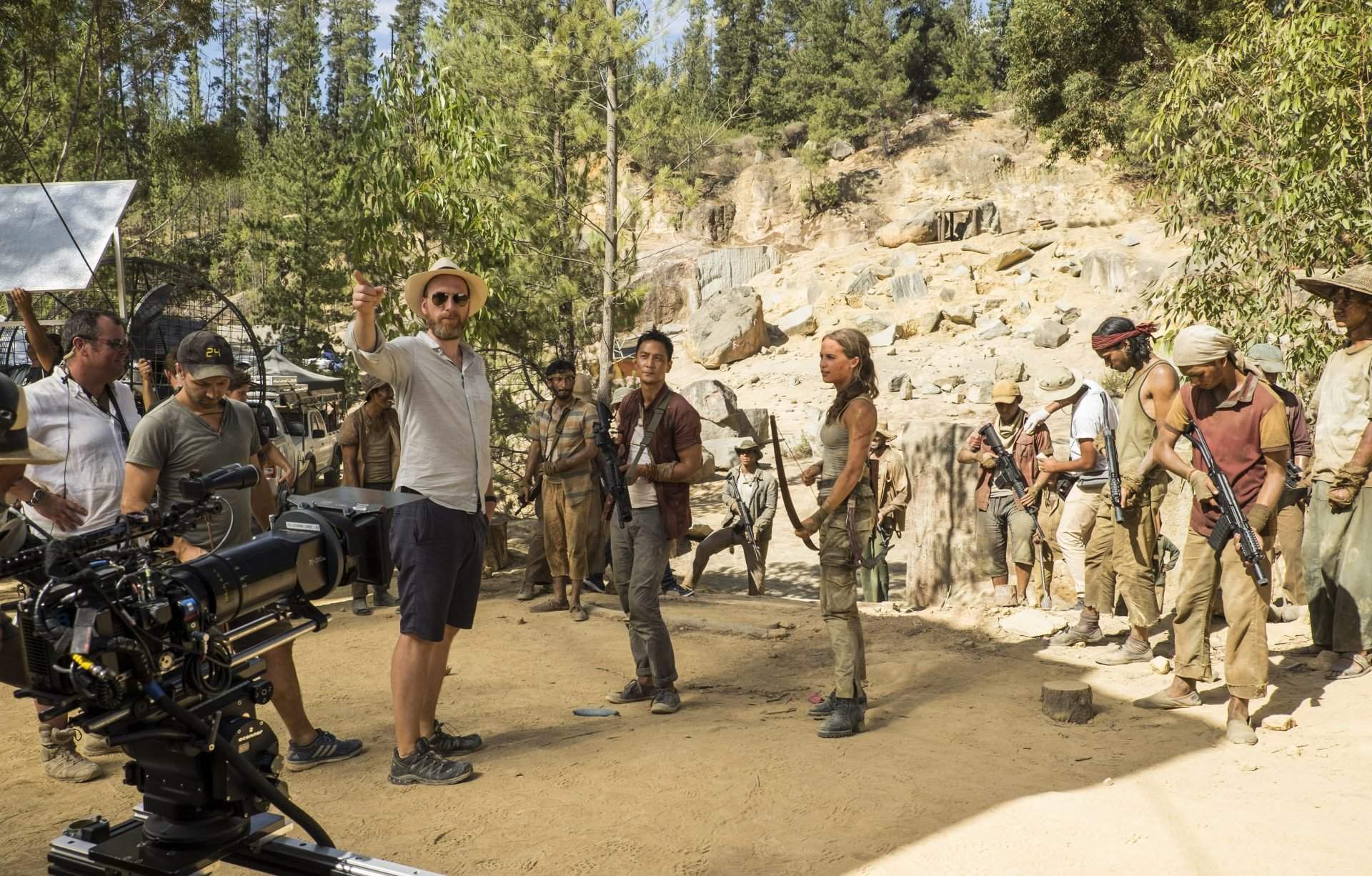 Behind the scenes on Tomb Raider 2018 Tr 10757r filming in South Africa