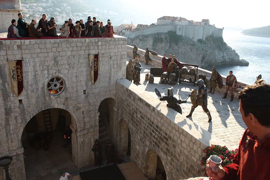Behind the scenes on Tracing Game Thrones Locations Asta Skujyte filming in Croatia