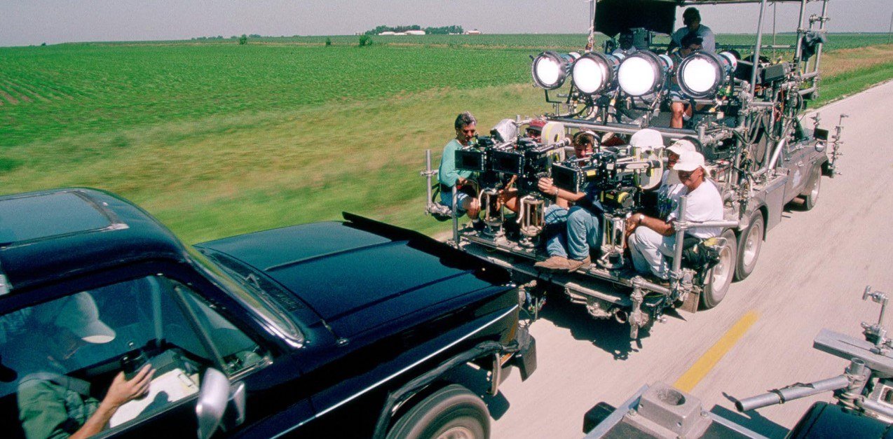 Behind the scenes on Twister filming in Iowa