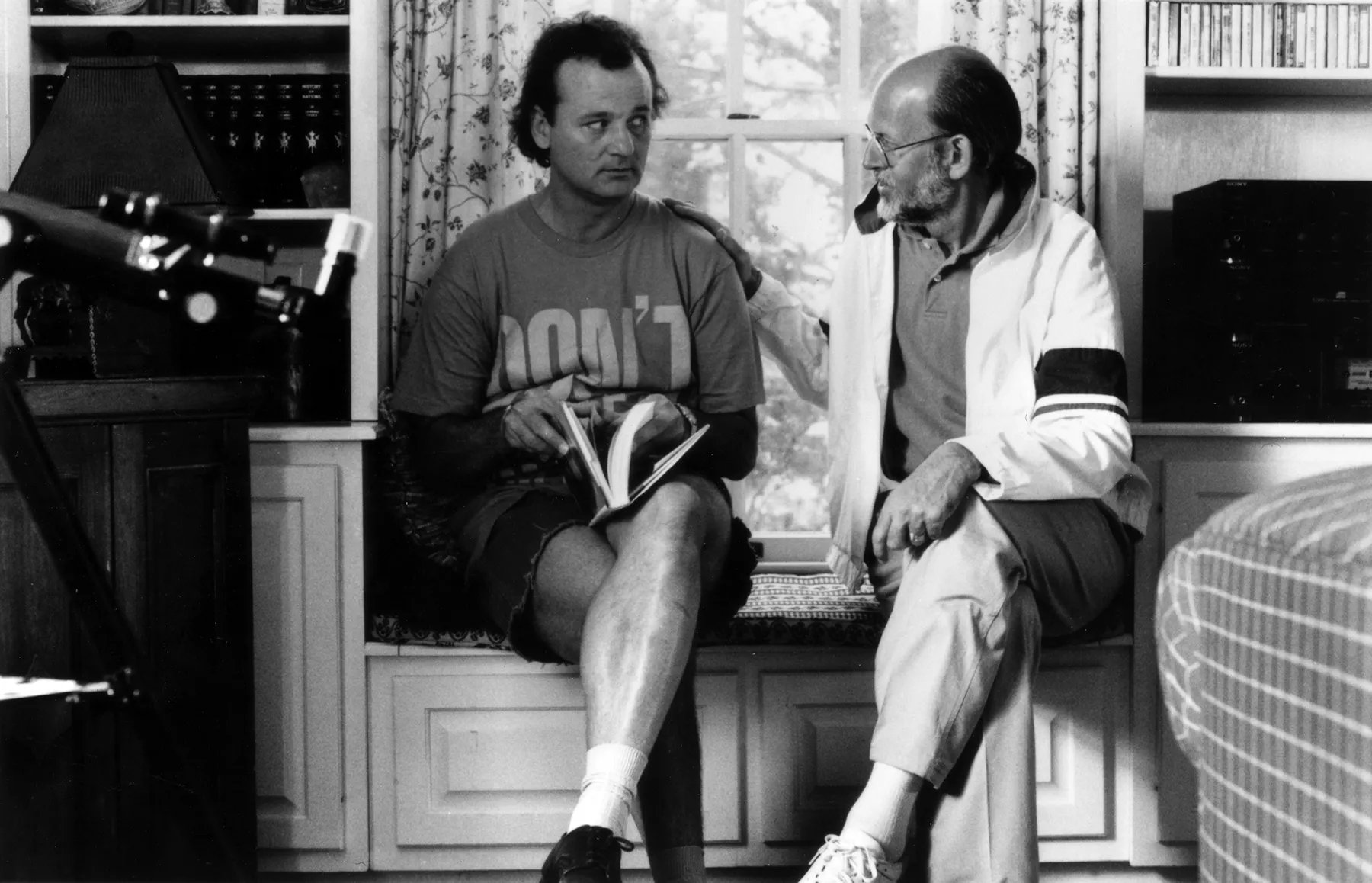 Behind the scenes on What About Bob Frank Bill filming in New Hampshire