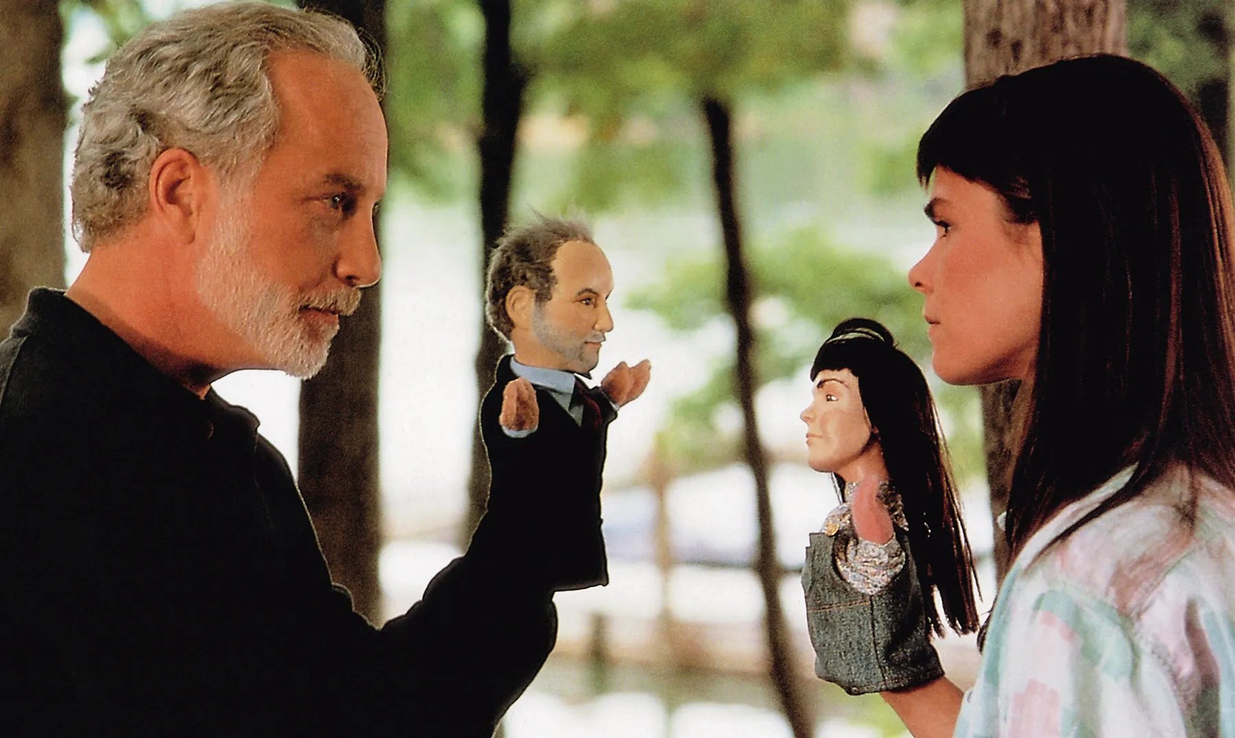 Behind the scenes on What About Bob Puppets filming in New Hampshire