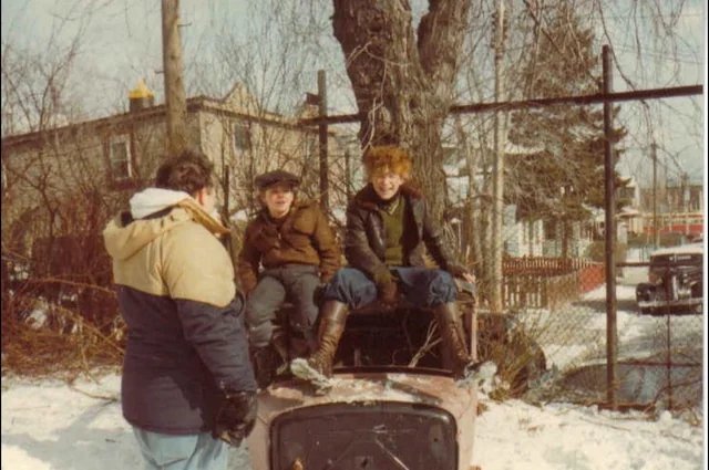 Behind the scenes on With Cast Christmas Story filming in Ohio