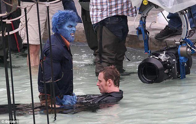 Behind the scenes on X Men Days of Future Past filming in Quebec
