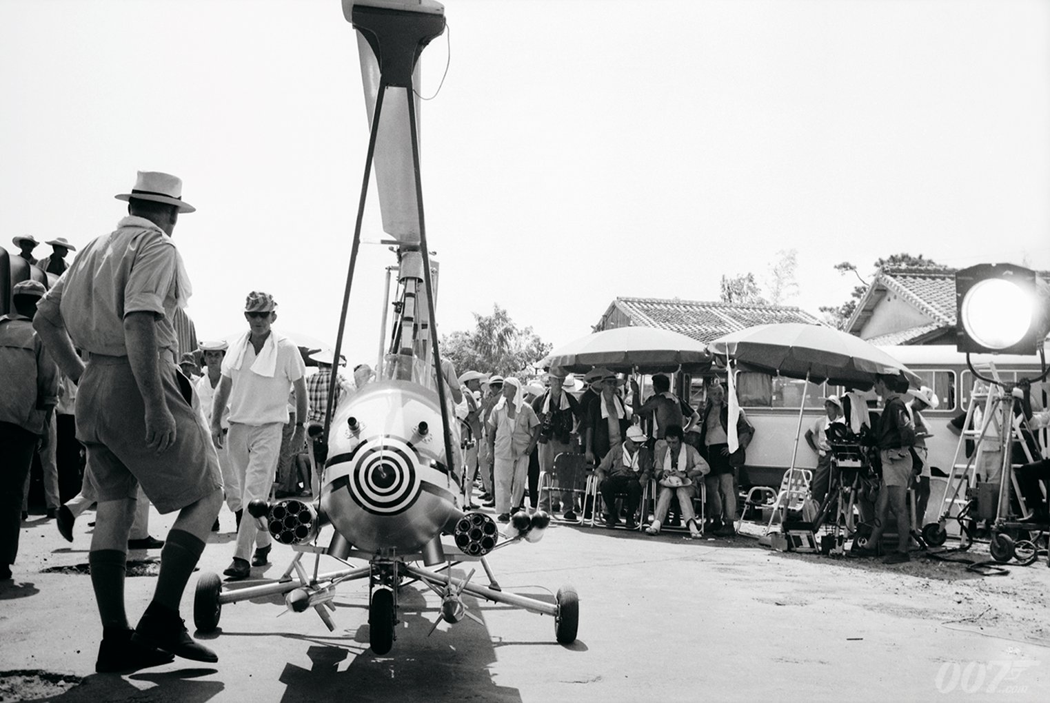 Behind the scenes on You Only Live Twice Crew Japan filming in Japan